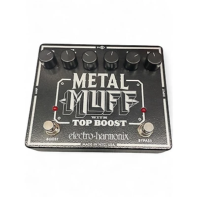 Used Electro-Harmonix Metal Muff Distortion With Top Boost Effect Pedal
