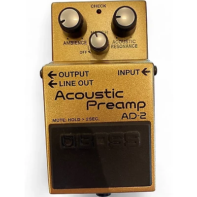 Used BOSS AD2 Acoustic Preamp Guitar Preamp