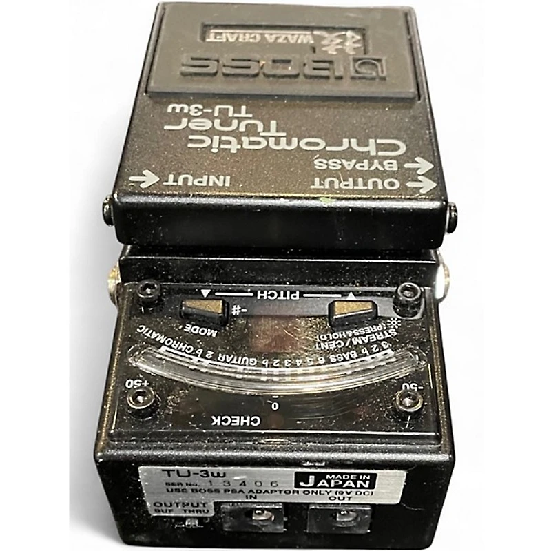 Used BOSS TU3W Waza Craft Chromatic Tuner Pedal