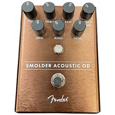 Used Fender SMOLDER ACOUSTIC OD Effect Pedal