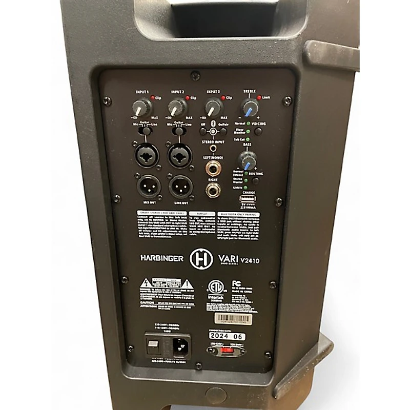Used 2024 Harbinger VARI V2410 Powered Speaker