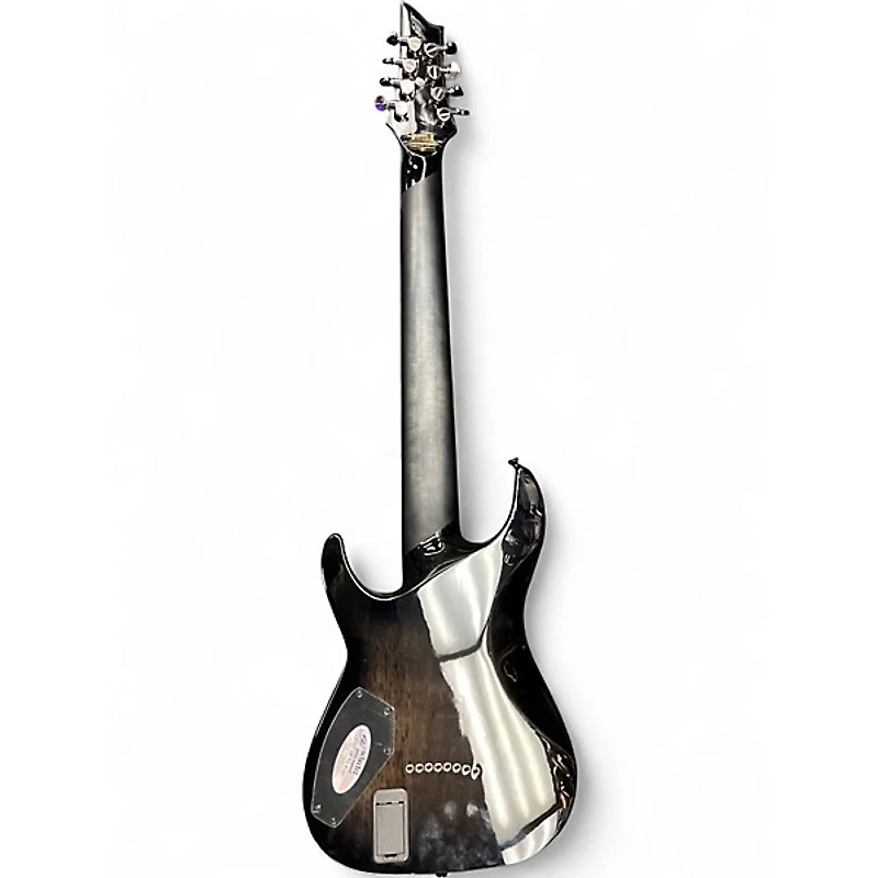 Used Schecter Guitar Research HELLRAISER HYBRID C-8 Trans Black Solid Body Electric Guitar