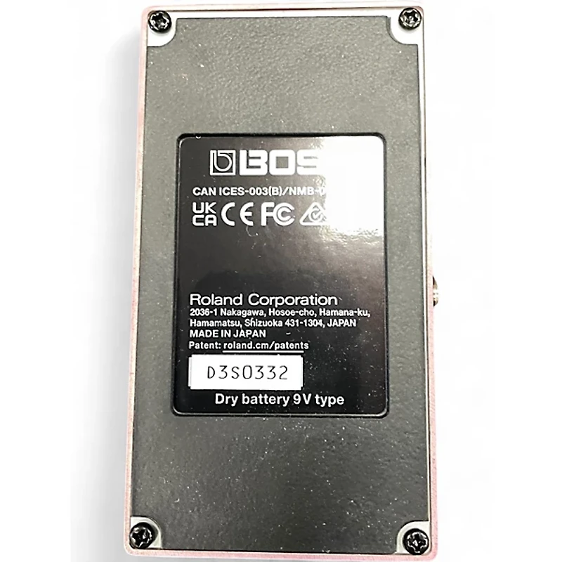 Used BOSS DM2W Delay Waza Craft Effect Pedal