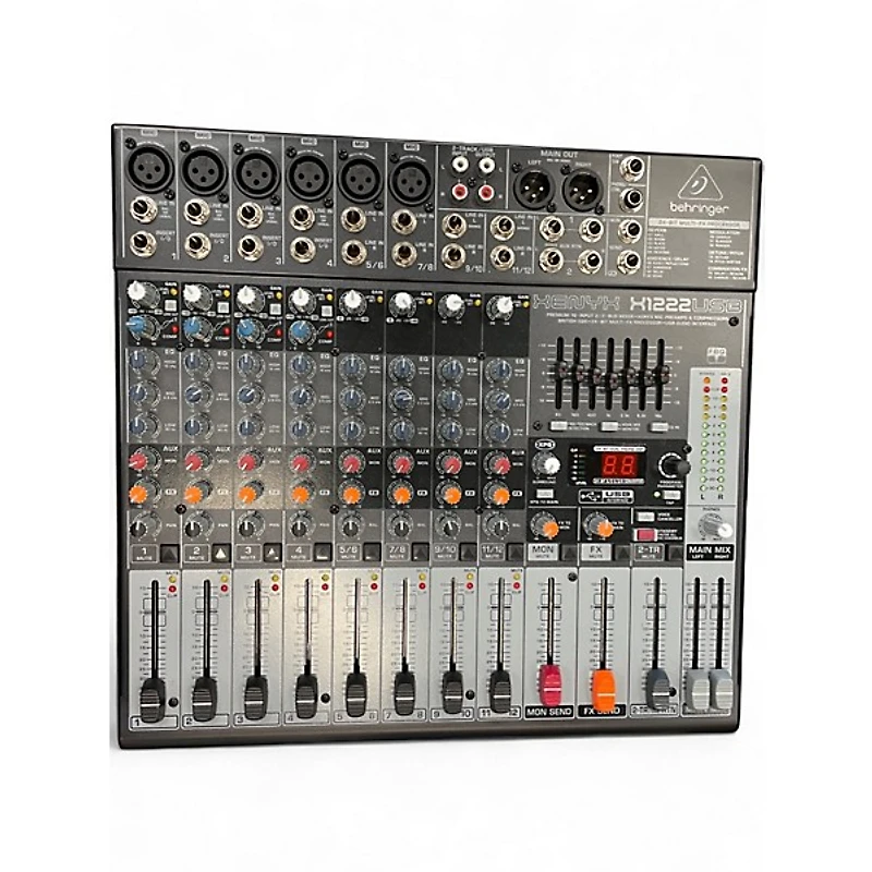 Used Behringer xenyx 1222usb Unpowered Mixer