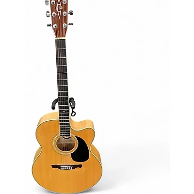 Used Alvarez AJ60C Natural Acoustic Electric Guitar