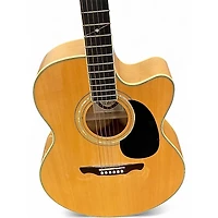 Used Alvarez AJ60C Natural Acoustic Electric Guitar
