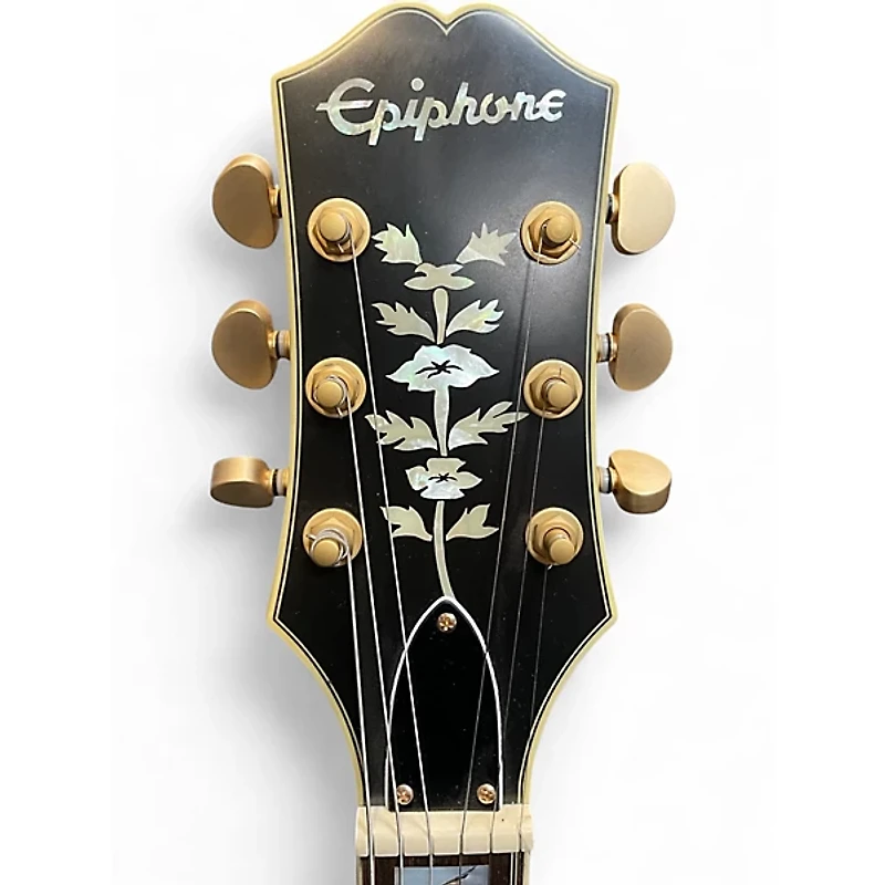 Used Epiphone EMILY WOLFE Sheraton Black Hollow Body Electric Guitar