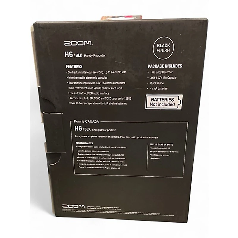 Used Zoom H6 MultiTrack Recorder