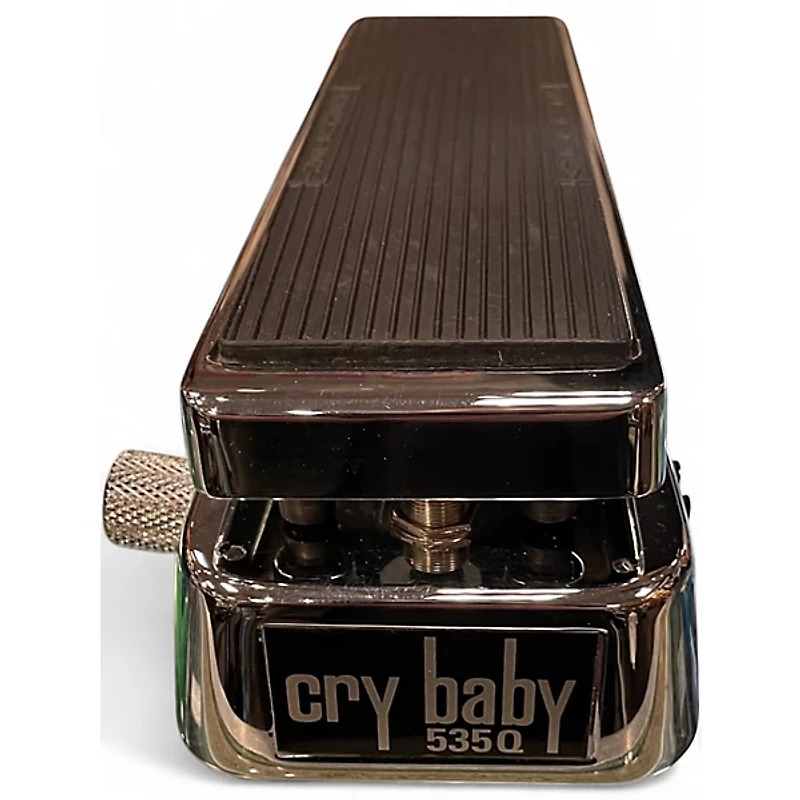 Used Dunlop 535QC Chrome Cry Baby Wah Effect Pedal