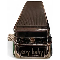 Used Dunlop 535QC Chrome Cry Baby Wah Effect Pedal