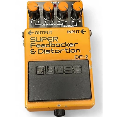 Used BOSS DF2 Super Feedbacker and Distortion Effect Pedal