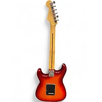 Used Fender Player Stratocaster HSS Plus Top Aged Cherry Burst Solid Body Electric Guitar