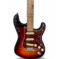 Used 2021 Fender American Professional II Stratocaster 3 Tone Sunburst Solid Body Electric Guitar