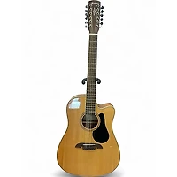 Used Alvarez AD60CE Artist Series Dreadnought Natural Acoustic Electric Guitar