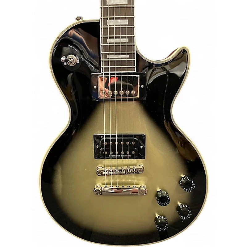 Used Epiphone Adam Jones Les Paul Custom Art Collection Silverburst Solid Body Electric Guitar