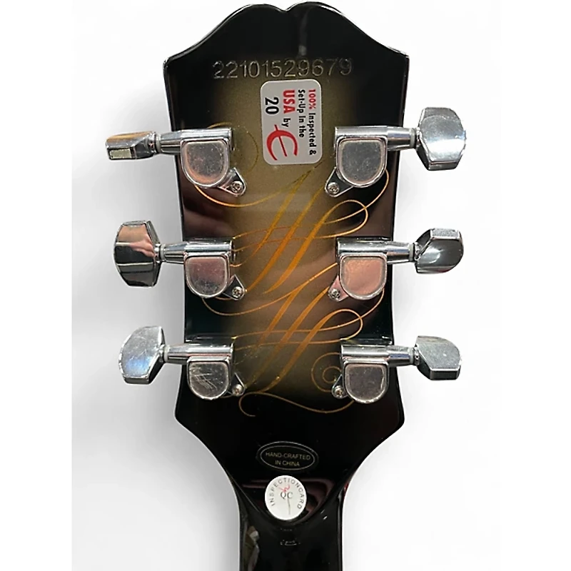 Used Epiphone Adam Jones Les Paul Custom Art Collection Silverburst Solid Body Electric Guitar