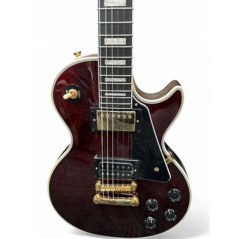 Used Epiphone JERRY CANTRELL ''WINO'' LES PAUL Wine Red Solid Body Electric Guitar