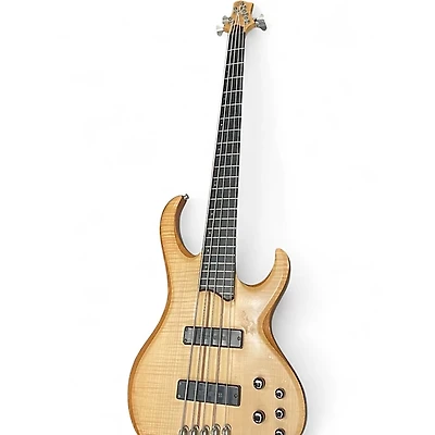 Used Ibanez BTB1405E 5 String Natural Electric Bass Guitar