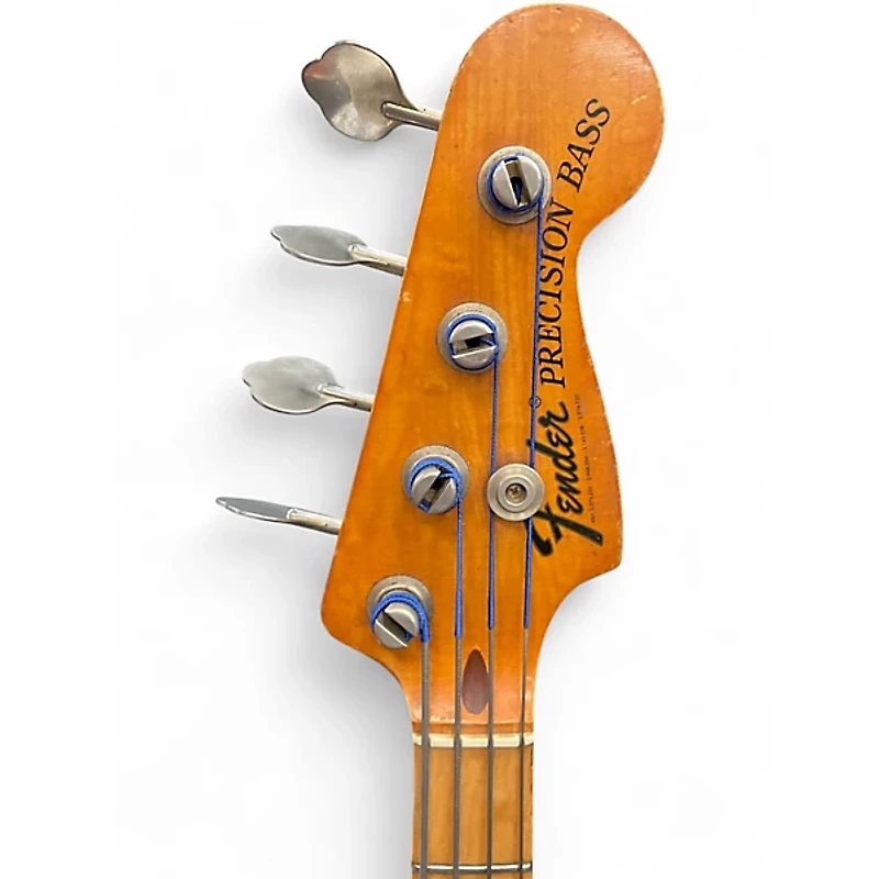 Used Fender P BASS Worn Natural Electric Bass Guitar