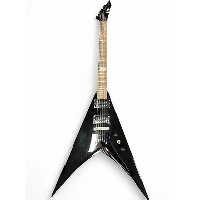 Used ESP LTD V50 Black Solid Body Electric Guitar