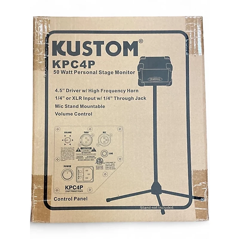 Used Kustom PA KPC4P Powered Monitor