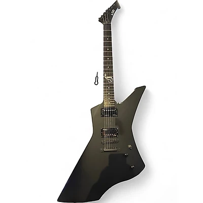 Used ESP LTD James Hetfield Snakebyte Satin Black Solid Body Electric Guitar