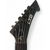 Used ESP LTD James Hetfield Snakebyte Satin Black Solid Body Electric Guitar