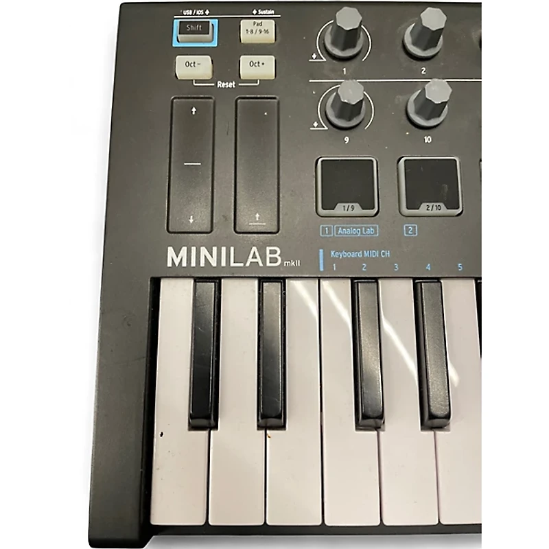 Used Arturia Minilab MKII MIDI Controller