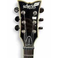Used Schecter Guitar Research SOLO-II BLACKJACK Black Solid Body Electric Guitar
