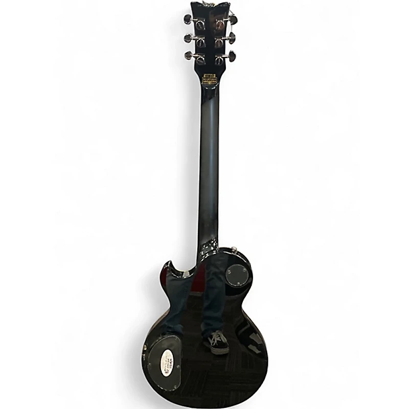 Used Schecter Guitar Research SOLO-II BLACKJACK Black Solid Body Electric Guitar