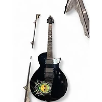 Used ESP LTD KH3 SPIDER Black Solid Body Electric Guitar