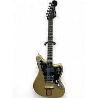 Used Squier Contemporary Jaguar HH Shoreline Gold Solid Body Electric Guitar