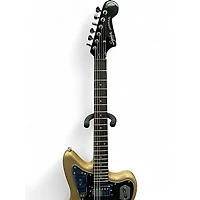 Used Squier Contemporary Jaguar HH Shoreline Gold Solid Body Electric Guitar