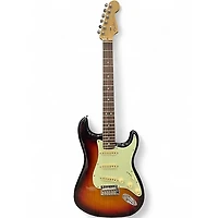 Used Fender American Deluxe Stratocaster Tone Sunburst Solid Body Electric Guitar