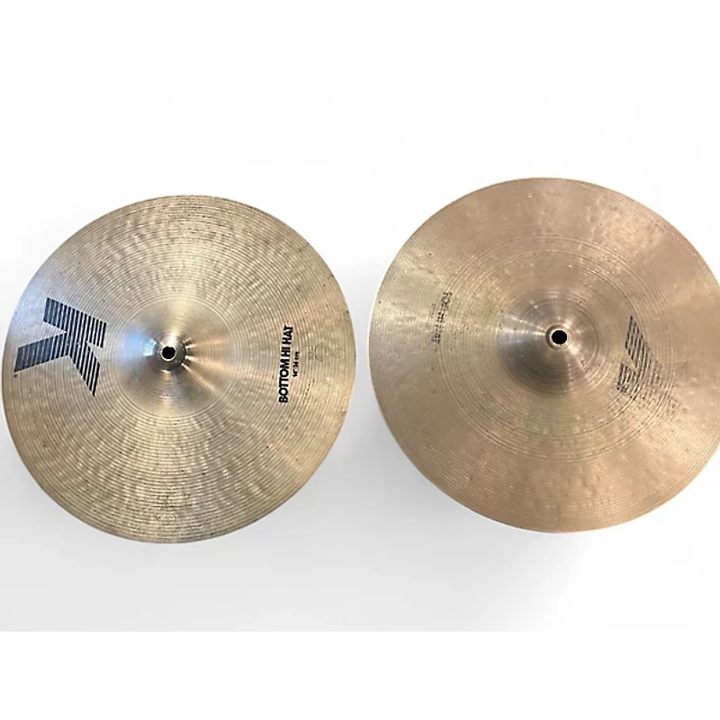 Used Zildjian 14in K Hi Hat Pair Cymbal