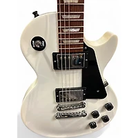 Used Gibson Les Paul Studio Alpine White Solid Body Electric Guitar