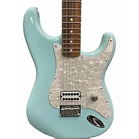 Used 2023 Fender Tom Delonge Signature Stratocaster Sonic Blue Solid Body Electric Guitar
