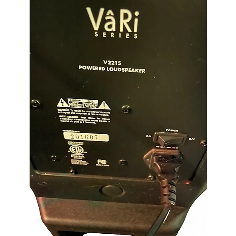 Used Harbinger V2215 Powered Speaker