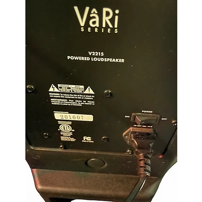 Used Harbinger V2215 Powered Speaker