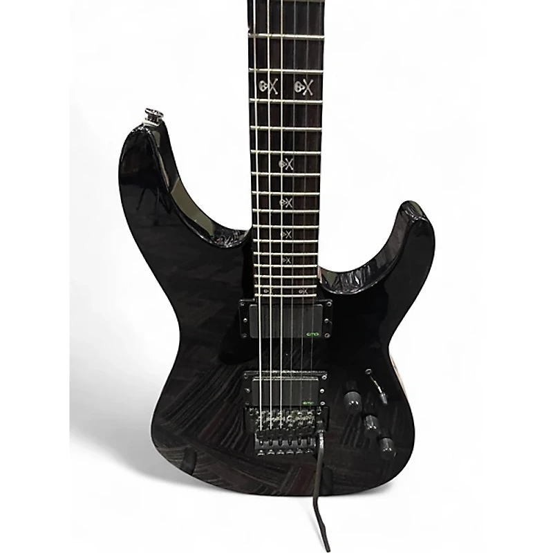 Used ESP KH602 Kirk Hammett Signature Black Solid Body Electric Guitar