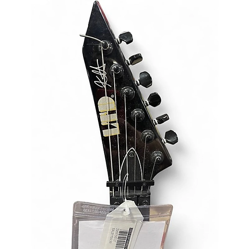 Used ESP KH602 Kirk Hammett Signature Black Solid Body Electric Guitar