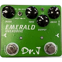 Used Dr. J Pedals Emerald Overdrive Effect Pedal