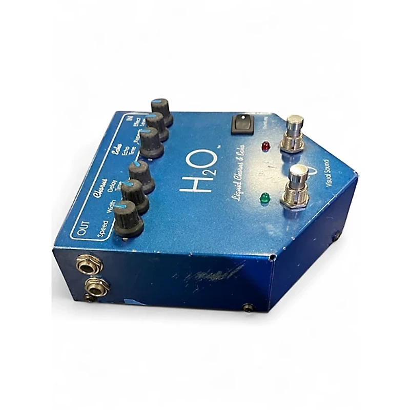 Used Visual Sound H2O Liquid Chorus Echo Effect Processor