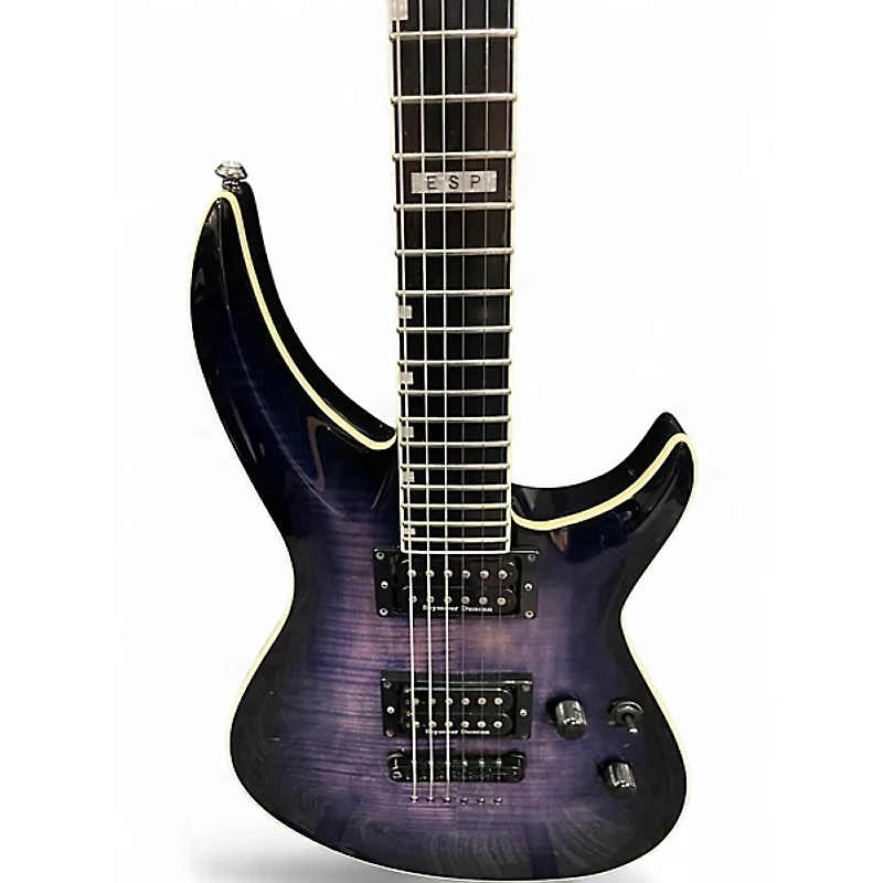 Used ESP E-II Horizon 3 Reindeer Blue Solid Body Electric Guitar