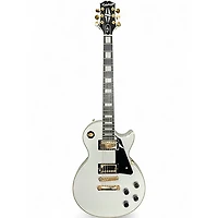 Used Epiphone Inspired by Gibson Les Paul Custom Alpine White Solid Body Electric Guitar