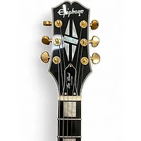 Used Epiphone Inspired by Gibson Les Paul Custom Alpine White Solid Body Electric Guitar