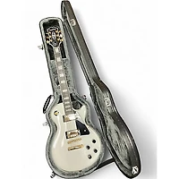 Used Epiphone Inspired by Gibson Les Paul Custom Alpine White Solid Body Electric Guitar