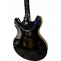 Used D'Angelico Premier Series DC Black Hollow Body Electric Guitar