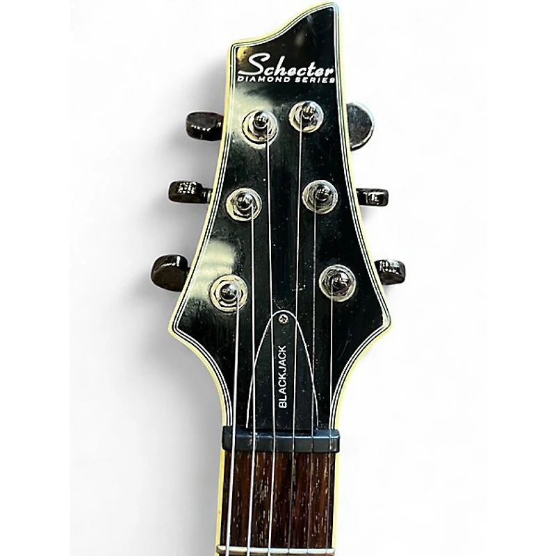 Used Schecter Guitar Research Blackjack C1 Black Solid Body Electric Guitar