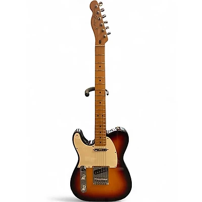 Used Fender Player Telecaster Left Handed Sunburst Solid Body Electric Guitar